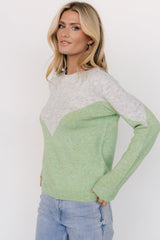 Tanner Sweater | Gray + Green