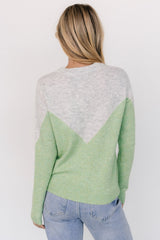Tanner Sweater | Gray + Green