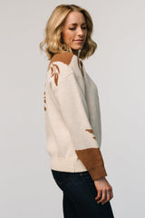 Teresa Sweater | Cream + Camel