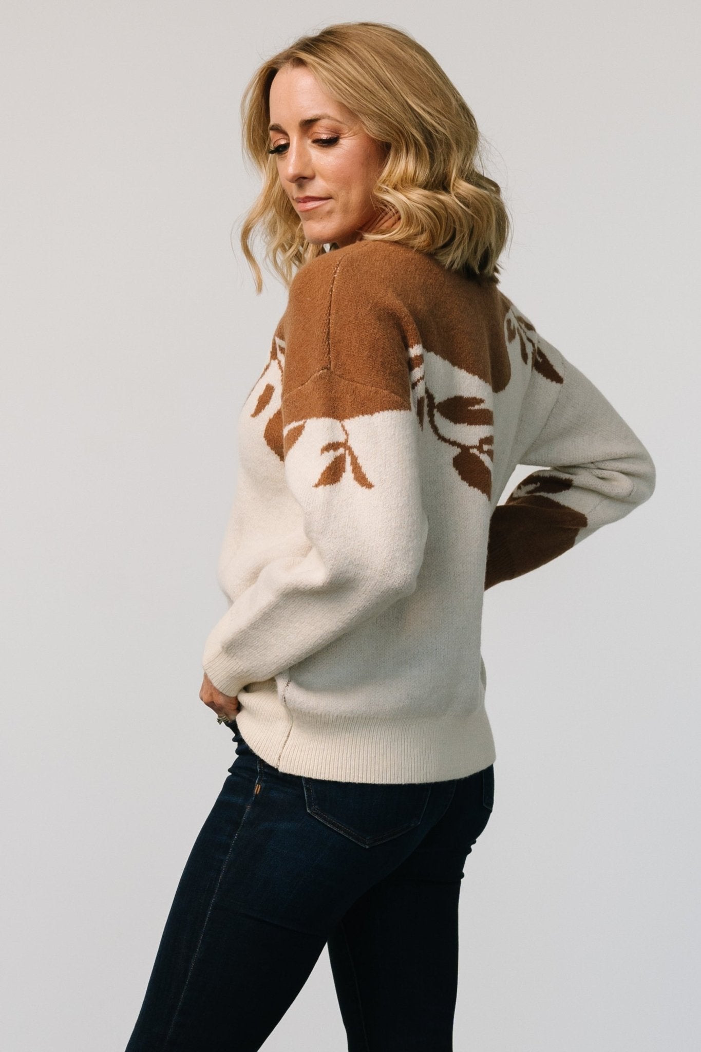 Teresa Sweater | Cream + Camel