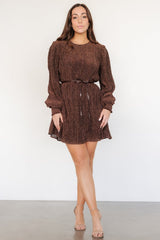 Tiandra Short Dress | Bronze Shimmer
