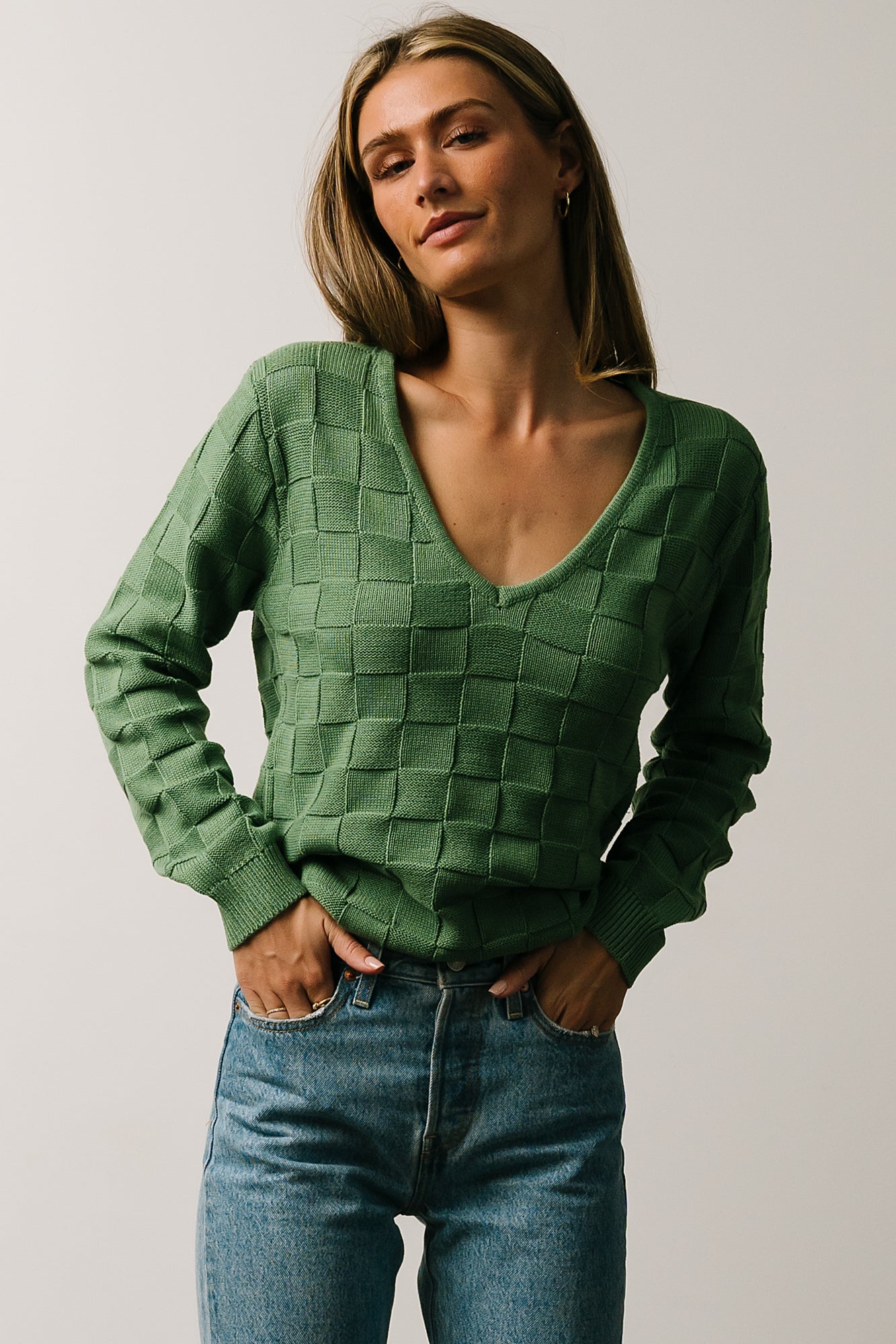 Troy Knit Sweater | Green