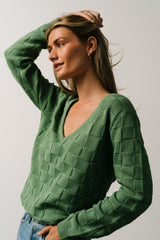 Troy Knit Sweater | Green