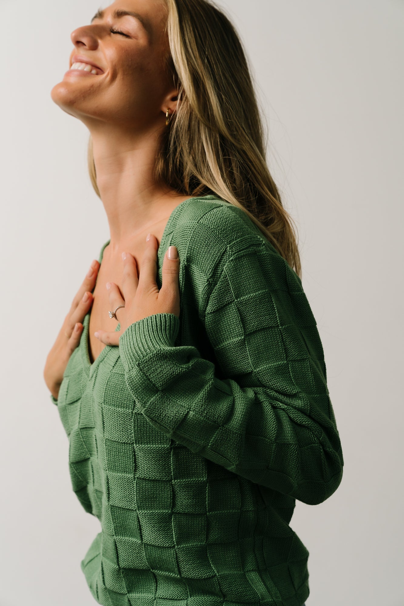 Troy Knit Sweater | Green