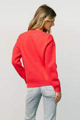 Tyson Knit Sweater | Cherry Red