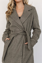 Valdez Long Coat | Olive