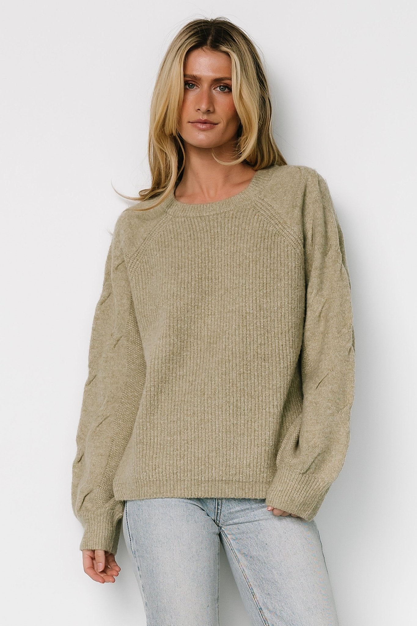 Vancouver Sweater | Light Olive