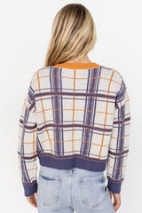 Verbier Sweater | Blue + Orange