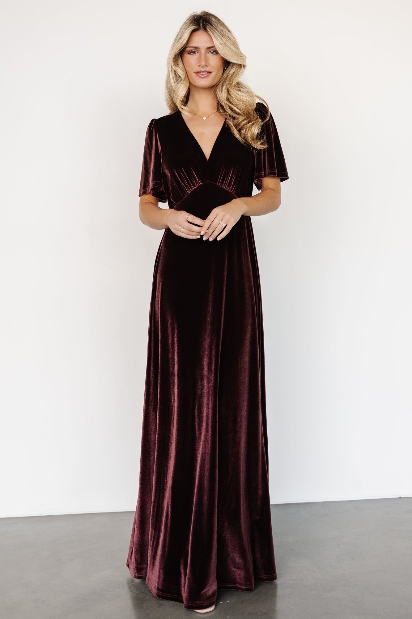 Vivian Velvet Maxi Dress | Clove