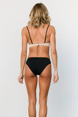 Vixen Bikini Top | Black + Sand