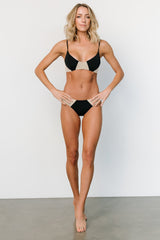 Vixen Bikini Top | Black + Sand