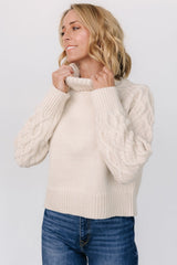 Vonn Turtleneck Sweater | Ivory