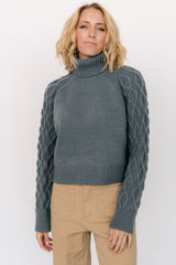 Vonn Turtleneck Sweater | Winter Green