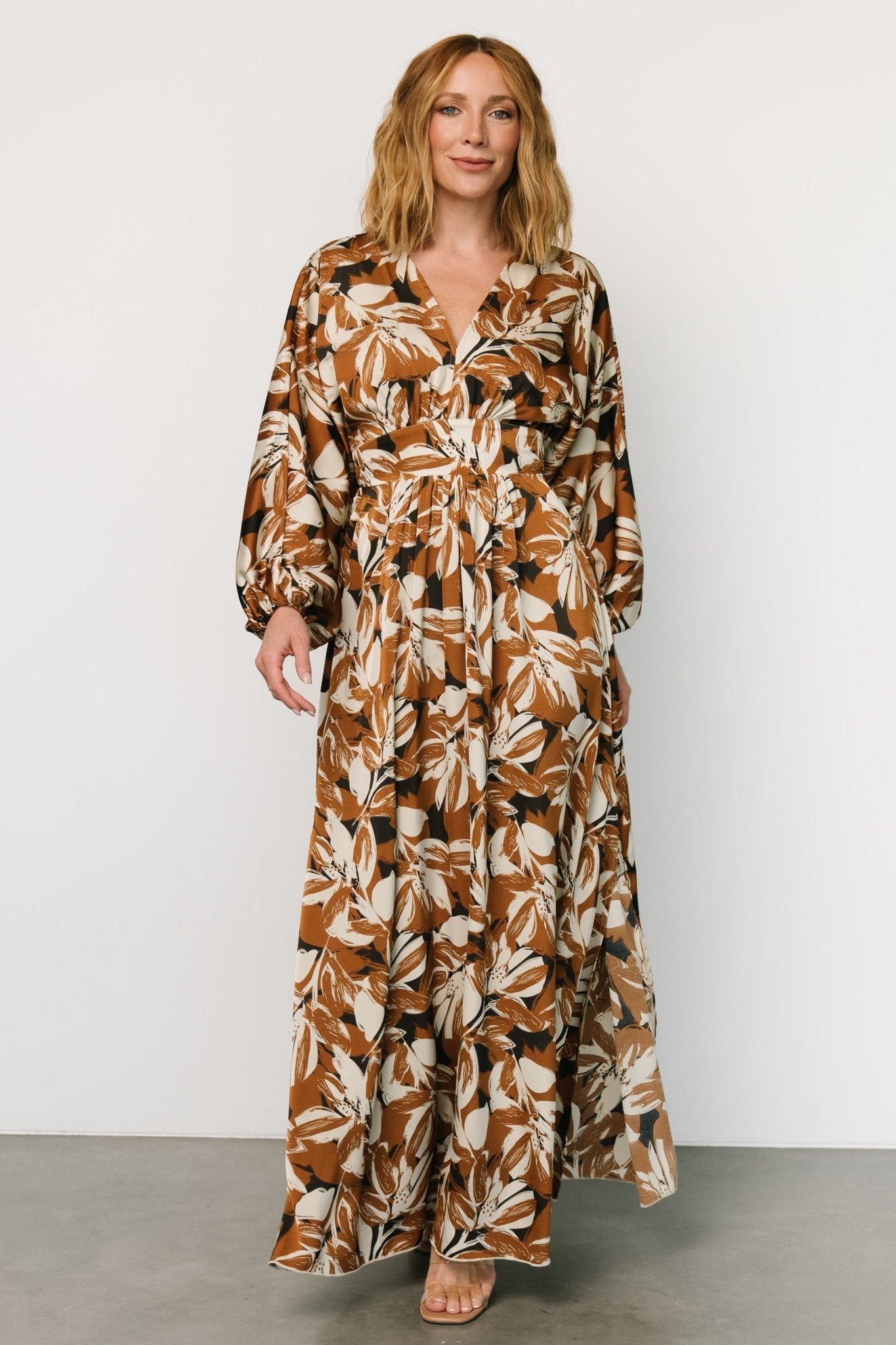 Yolanthe Maxi Dress | Copper Multi